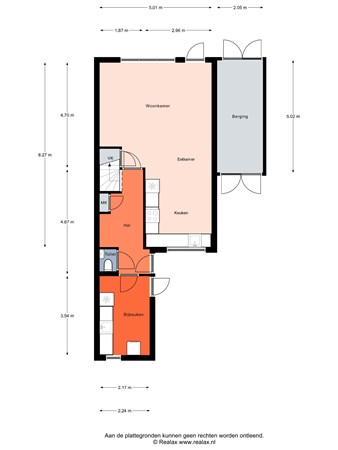 Floorplan - Bergeend 15, 3752 KN Bunschoten-Spakenburg